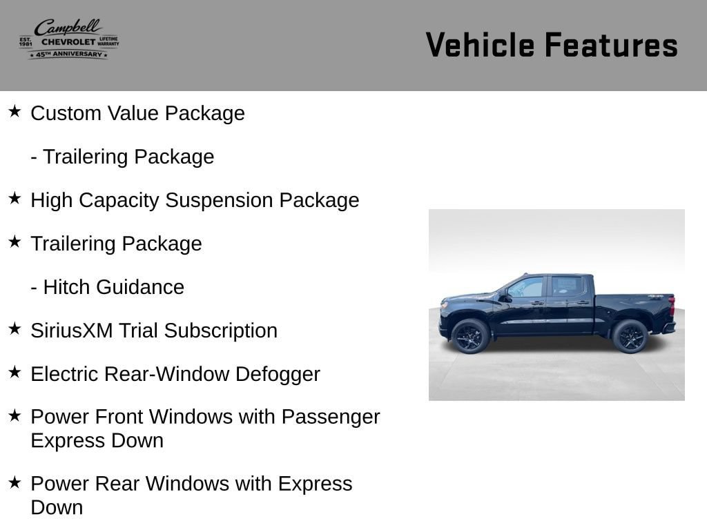New 2026 Chevrolet Silverado 1500 Custom AWD/4WD image 27