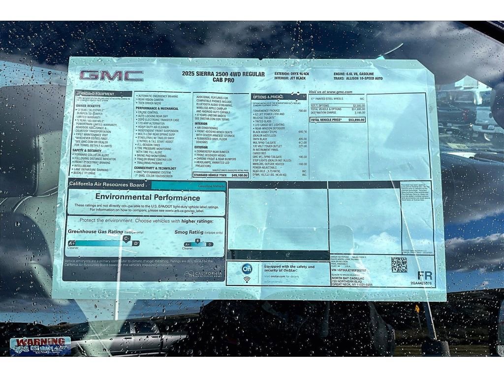 New 2025 GMC Sierra 2500 Pro w/ Convenience Package image 12