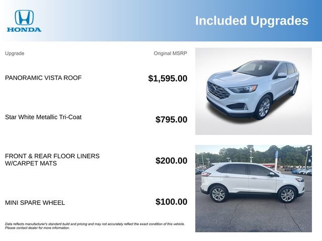 Used 2022 Ford Edge Titanium AWD/4WD image 3