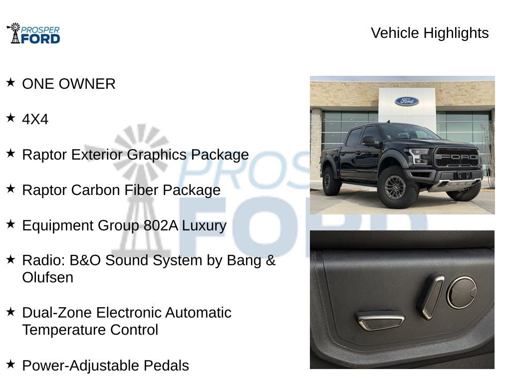 Used 2020 Ford F150 Raptor w/ Equipment Group 802A Luxury image 5