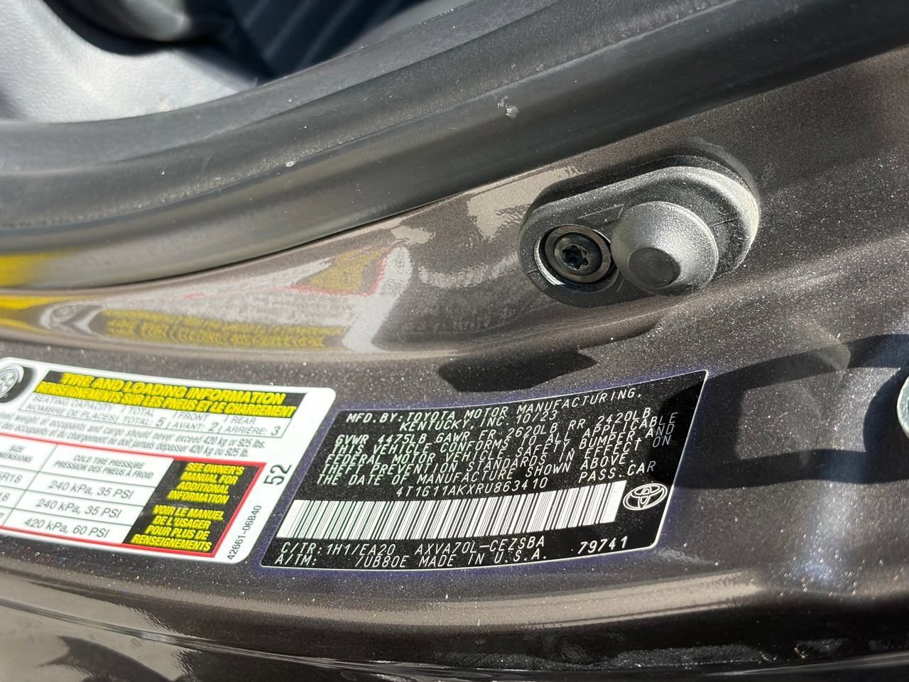 Used 2024 Toyota Camry SE FWD image 12