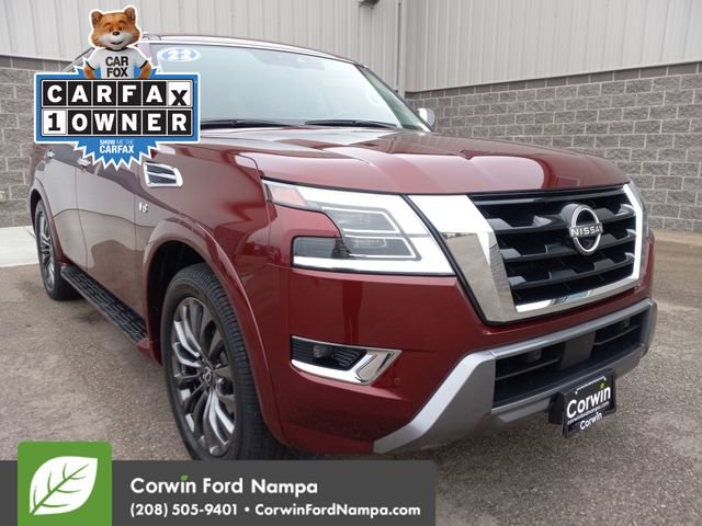 Used 2022 Nissan Armada Platinum w/ Captain's Chairs Package
