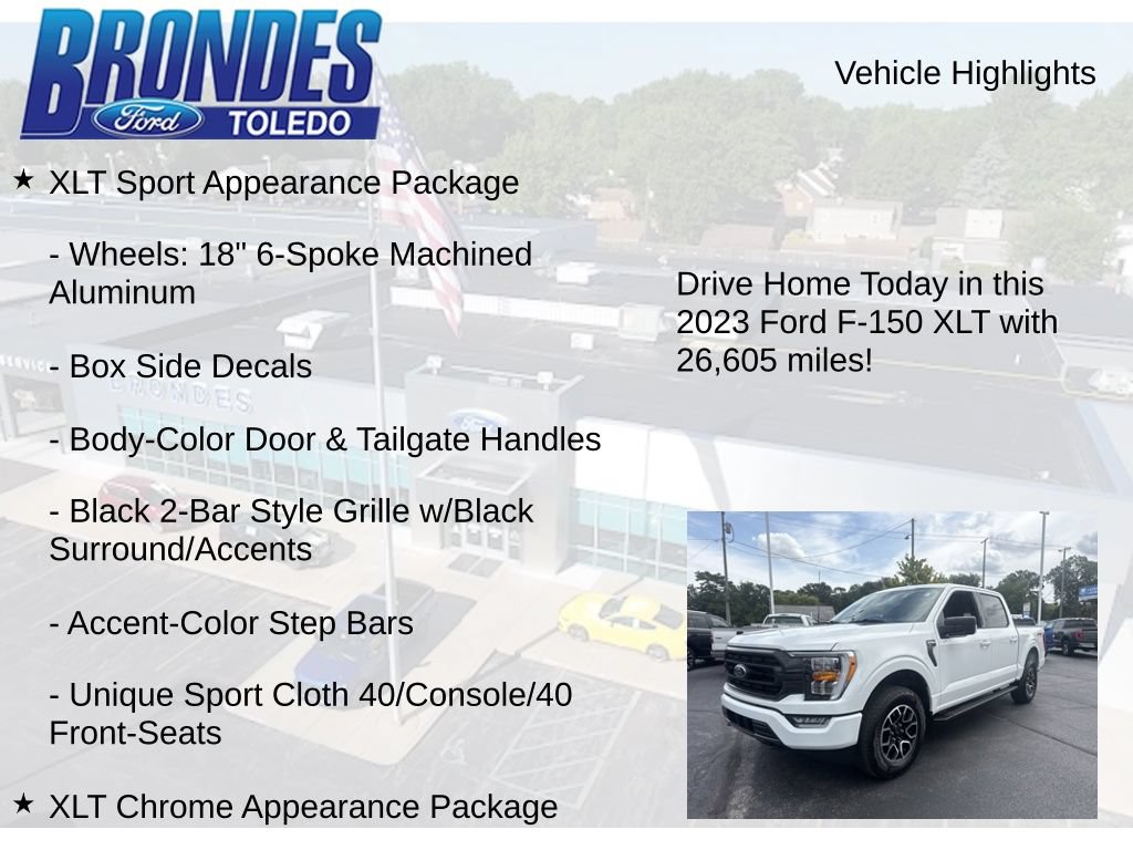 Used 2023 Ford F150 XLT w/ Equipment Group 302A High AWD/4WD image 22