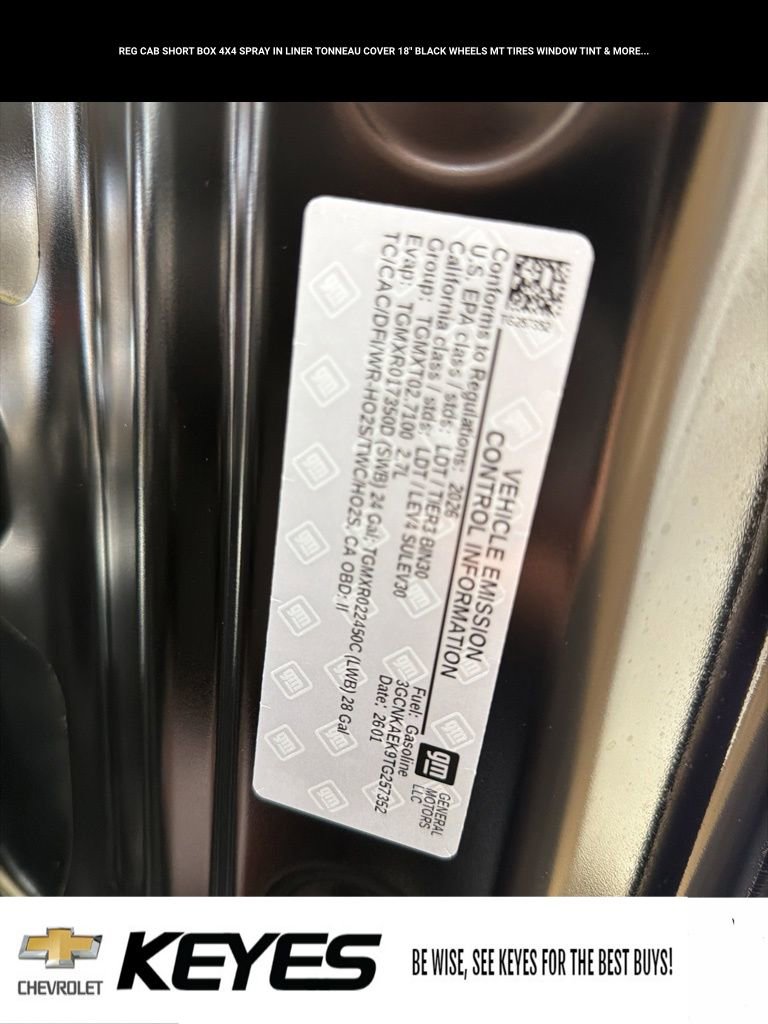 New 2026 Chevrolet Silverado 1500 W/T w/ WT Value Package image 36
