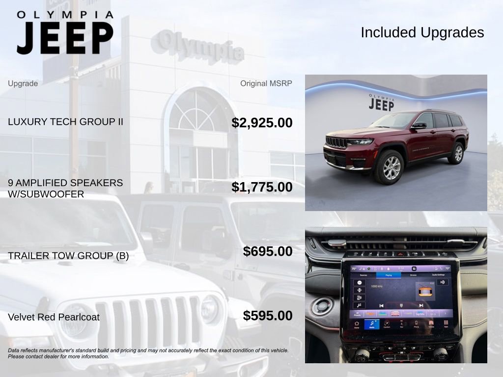 Used 2023 Jeep Grand Cherokee L Limited w/ Luxury Tech Group II image 4
