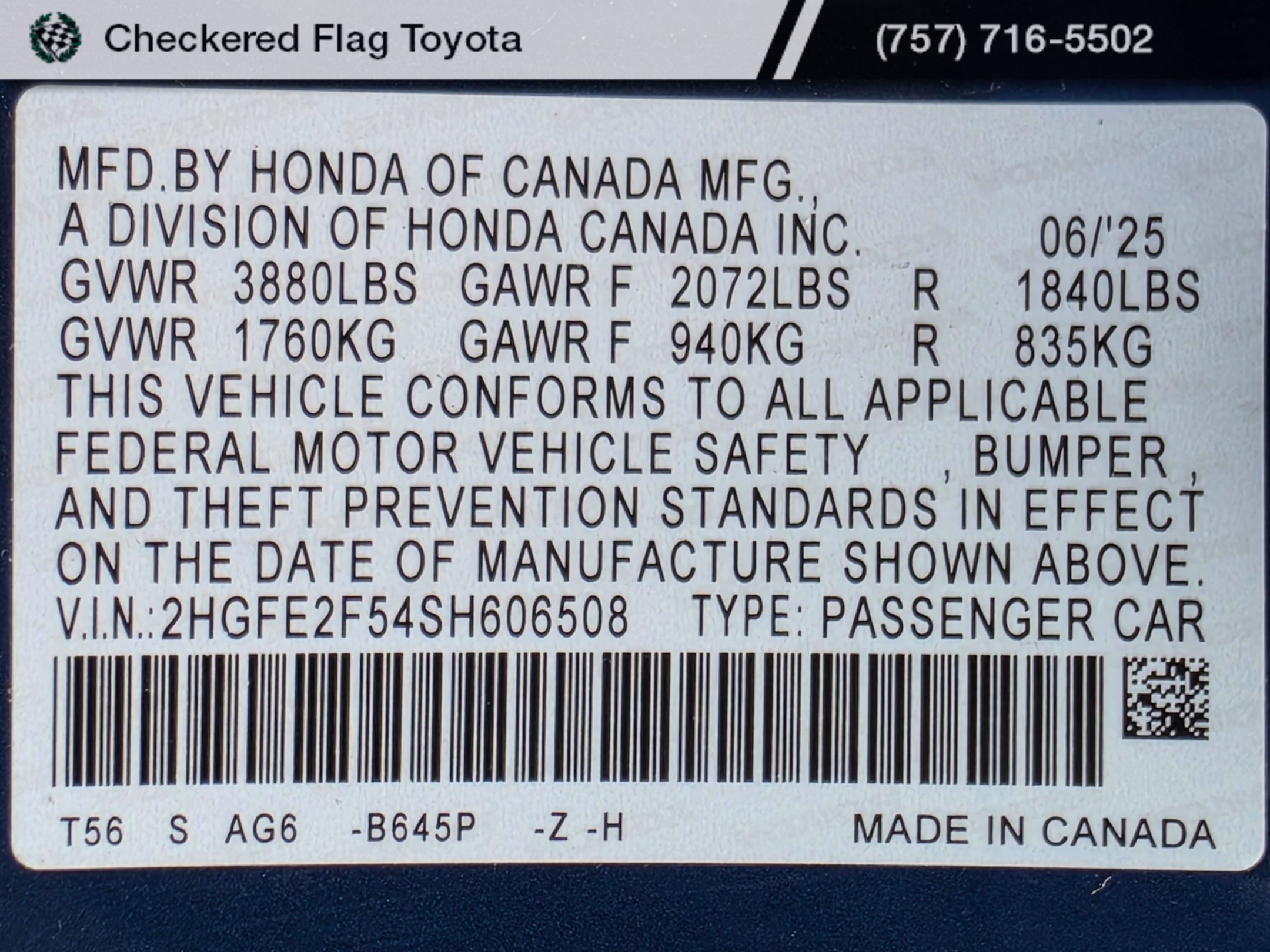 Used 2025 Honda Civic Sport image 17