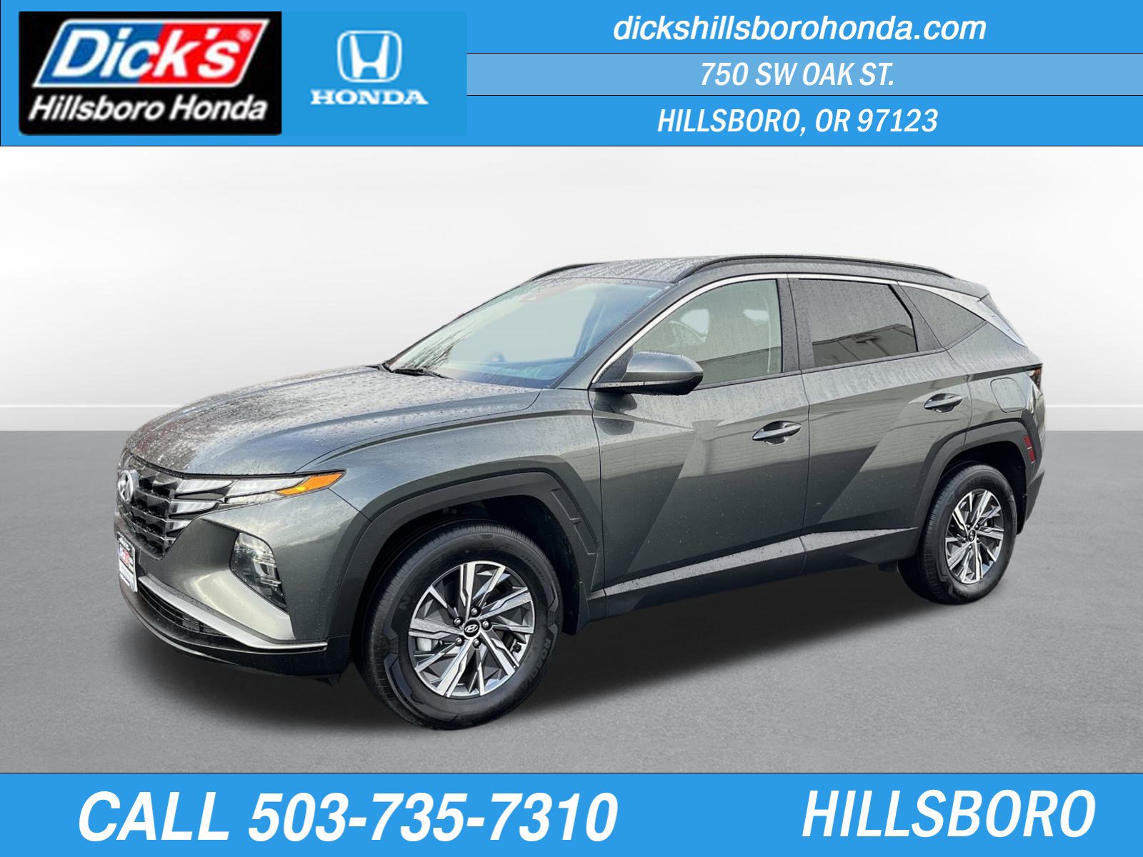 Used 2024 Hyundai Tucson Blue image 1