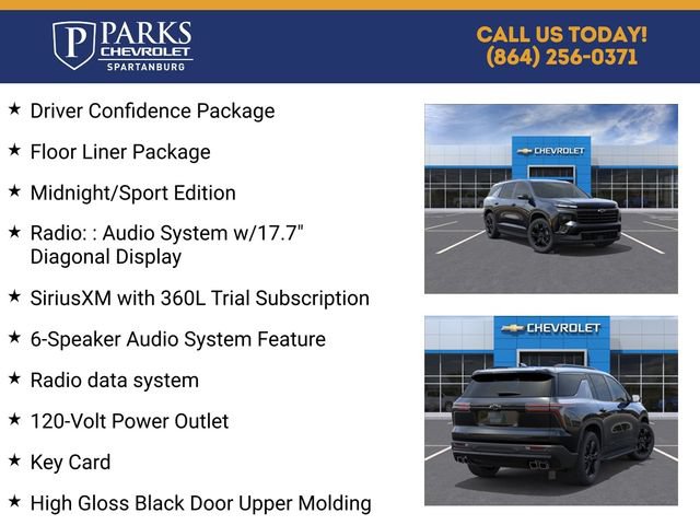 New 2027 Chevrolet Traverse LT w/ Midnight/Sport Edition FWD image 4
