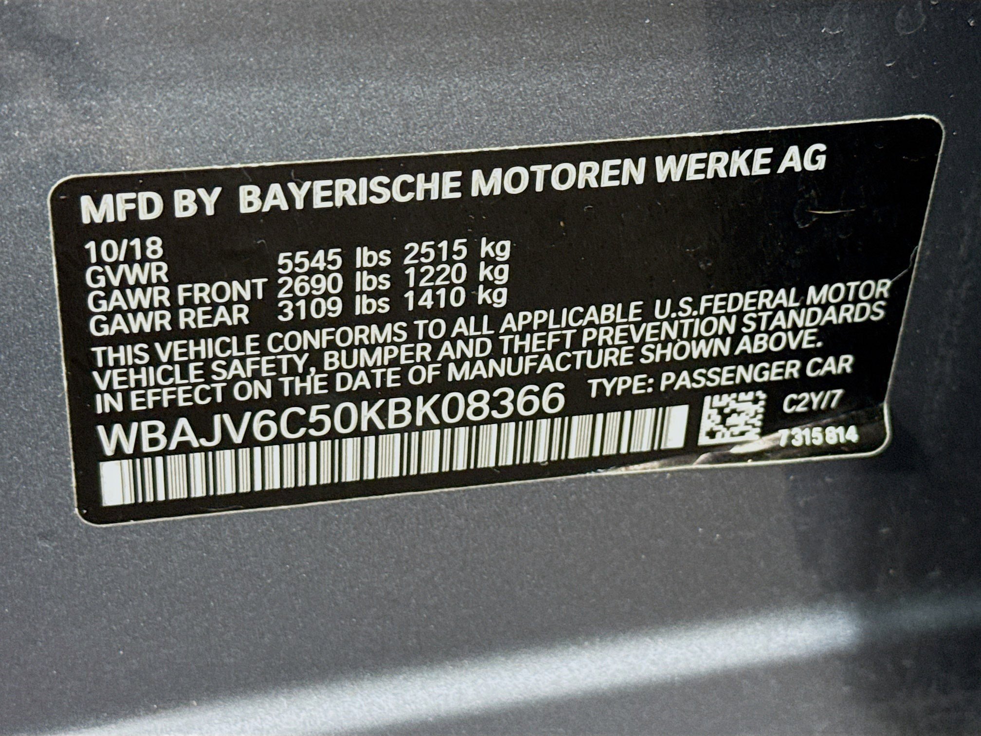 Used 2019 BMW 640i Gran Turismo xDrive w/ Luxury Seating Package image 40