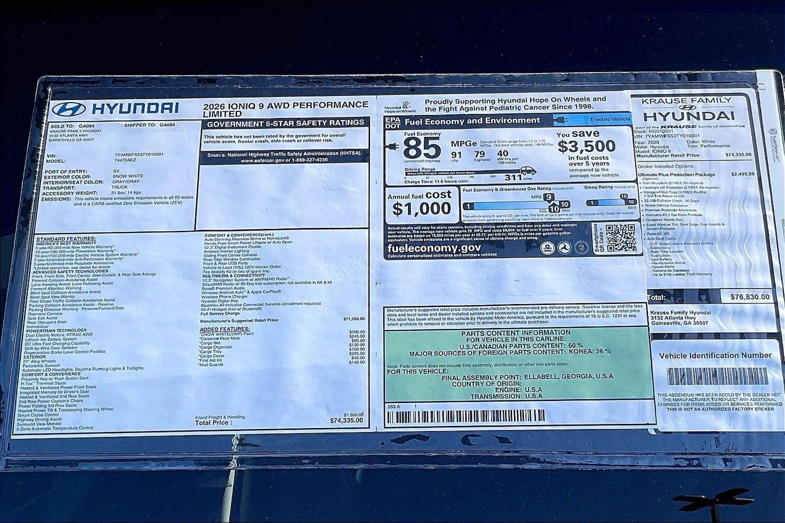 New 2026 Hyundai Ioniq 9 Limited image 14