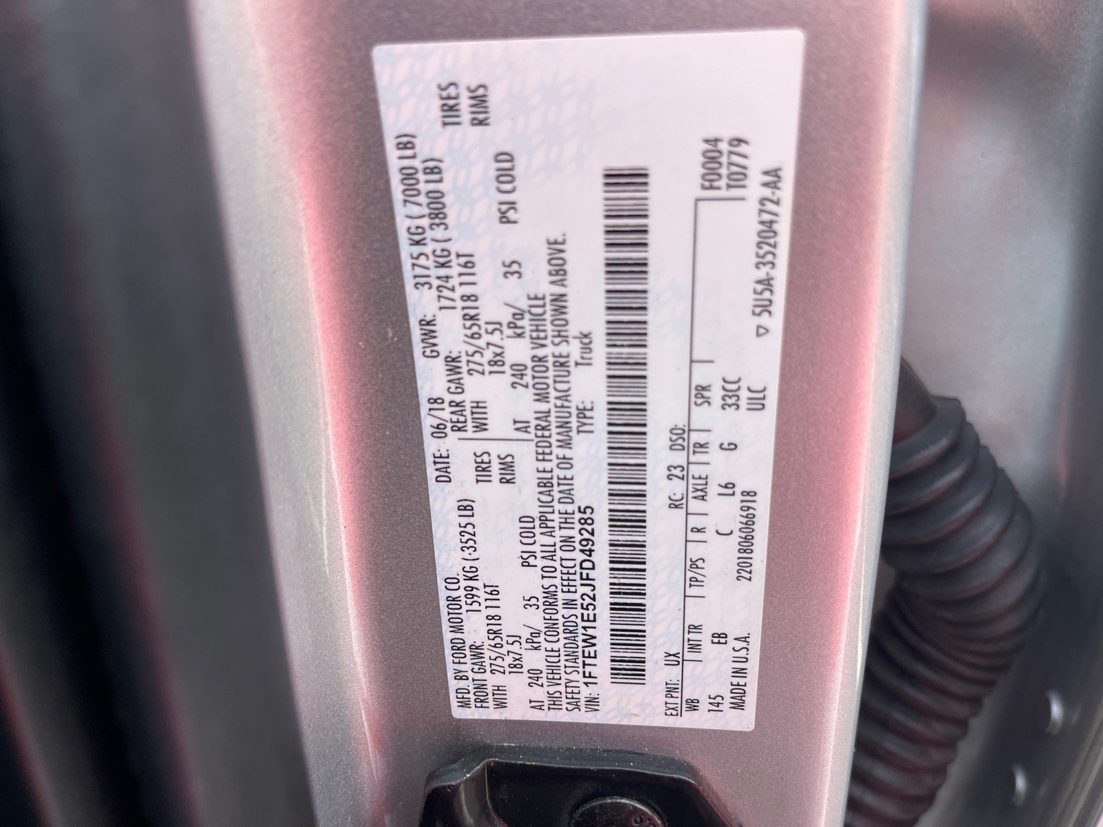 Used 2018 Ford F150 Lariat w/ Trailer Tow Package AWD/4WD image 11