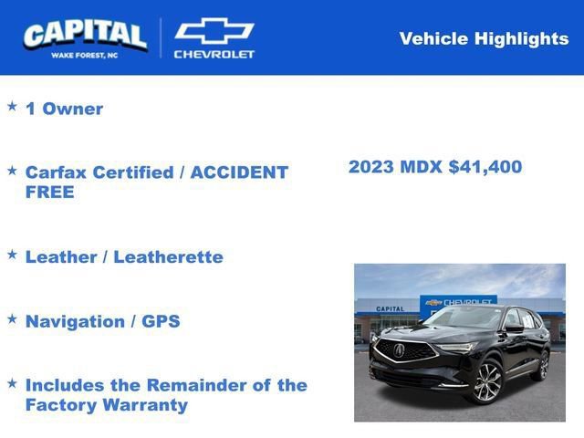 Used 2023 Acura MDX FWD w/ Technology Package image 4