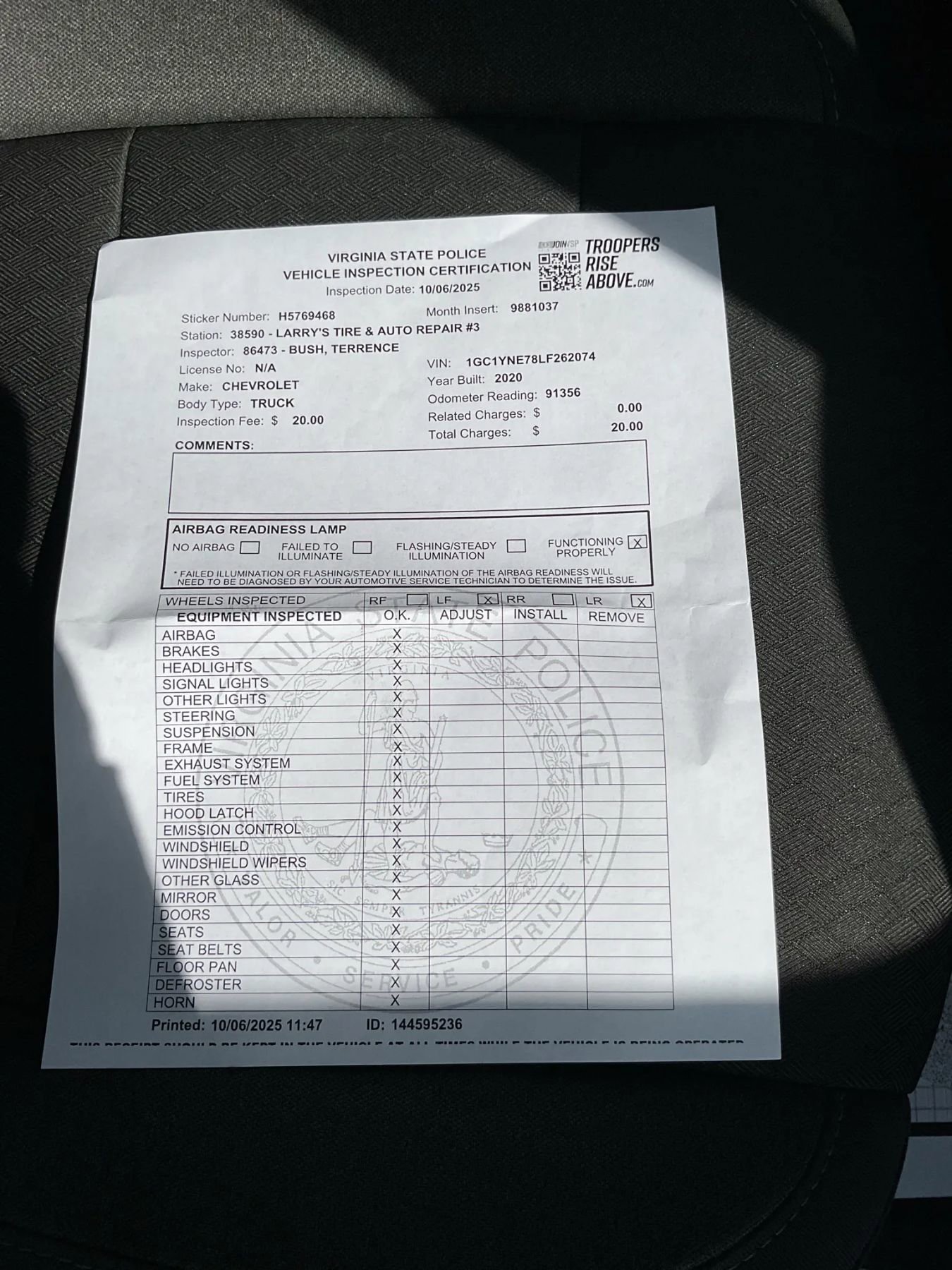 Used 2020 Chevrolet Silverado 2500 LT image 47