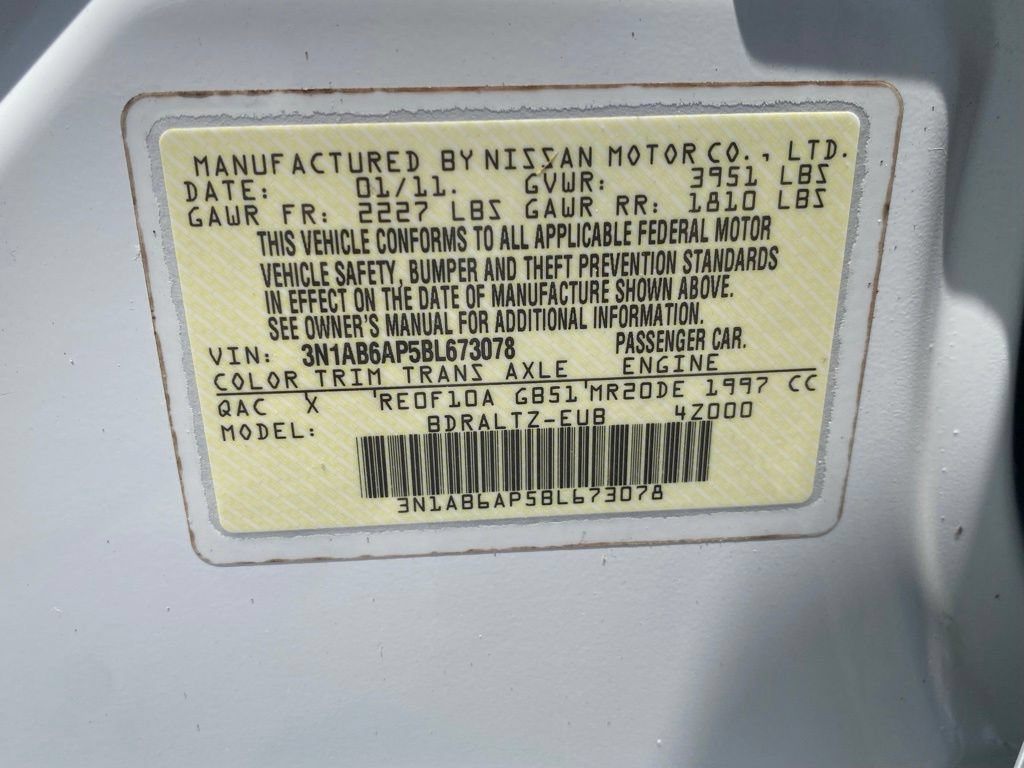 Used 2011 Nissan Sentra 2.0 SR FWD image 20