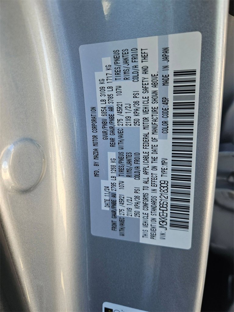 Used 2025 MAZDA CX-90 3.3 Turbo w/ Premium Plus Pkg image 31