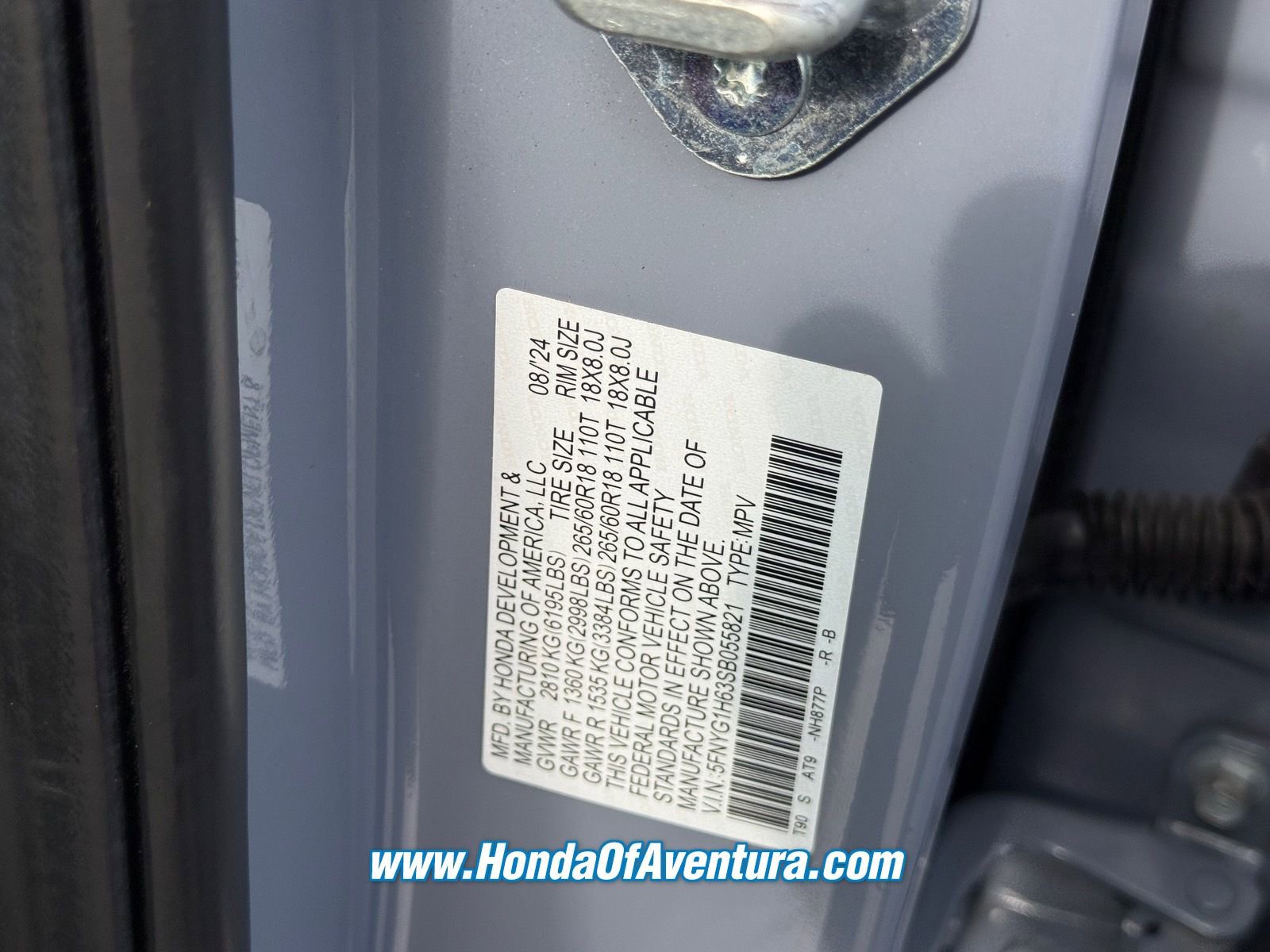Certified 2025 Honda Pilot TrailSport image 21