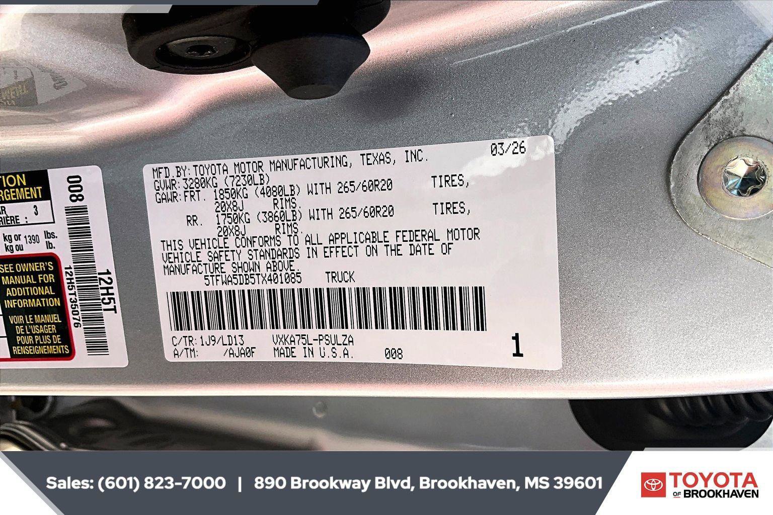 New 2026 Toyota Tundra Limited image 7