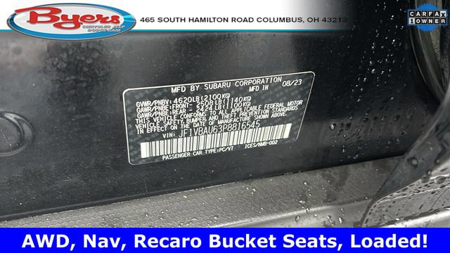 Used 2023 Subaru WRX GT image 34