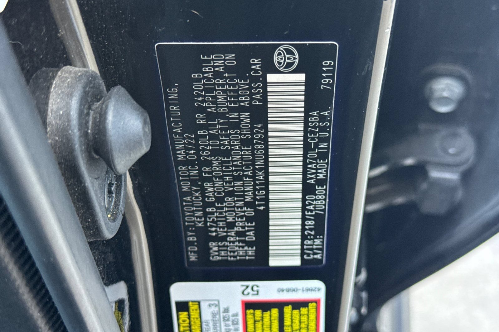Used 2022 Toyota Camry SE FWD image 30