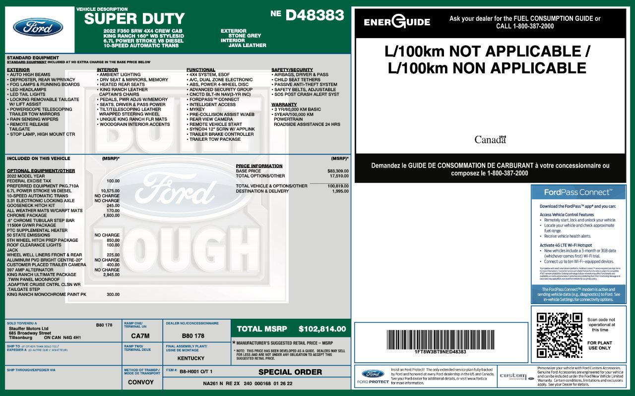 Used 2022 Ford F350 King Ranch w/ King Ranch Ultimate Package image 8