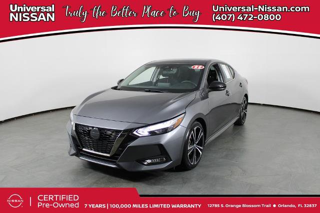 Certified 2022 Nissan Sentra SR