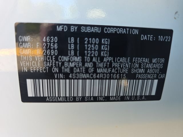Certified 2024 Subaru Legacy Premium AWD/4WD image 25