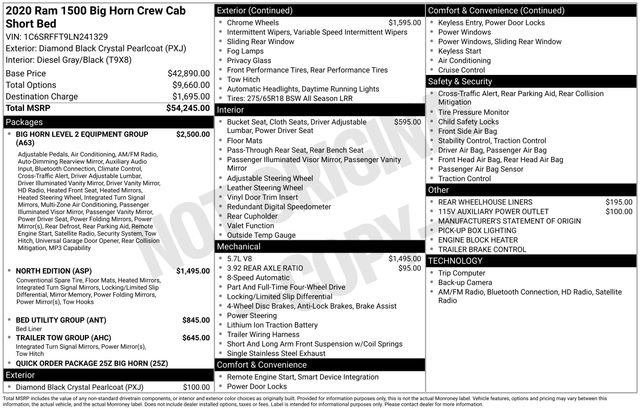 Used 2020 RAM 1500 Big Horn AWD/4WD image 2