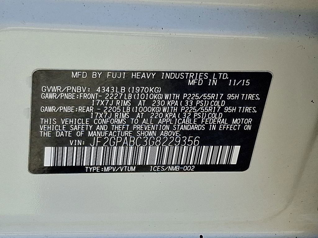 Used 2016 Subaru Crosstrek 2.0i Premium w/ Moonroof Package image 26