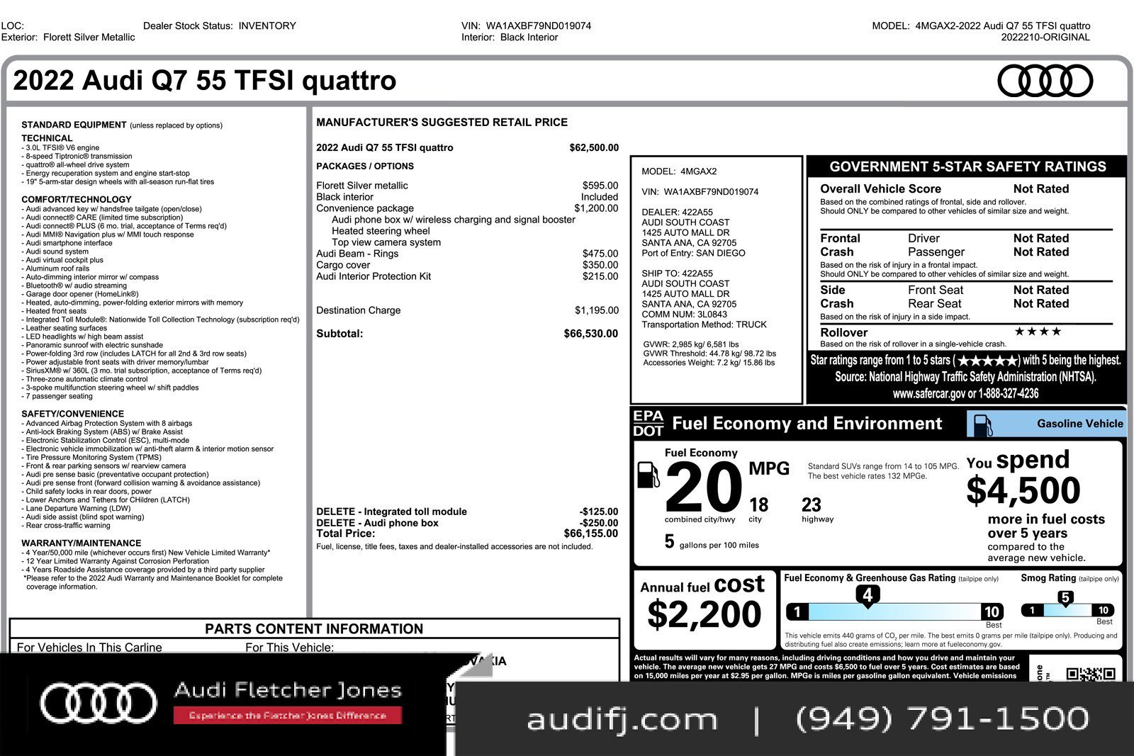 Used 2022 Audi Q7 3.0T Premium image 26