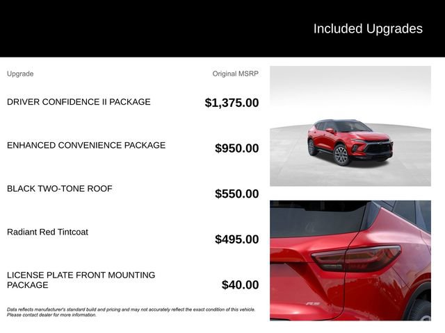 New 2025 Chevrolet Blazer RS w/ Driver Confidence II Package AWD/4WD image 5