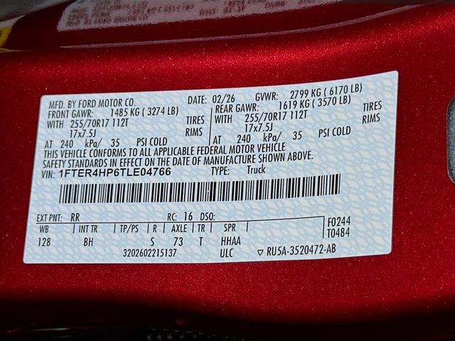 New 2026 Ford Ranger XLT image 17