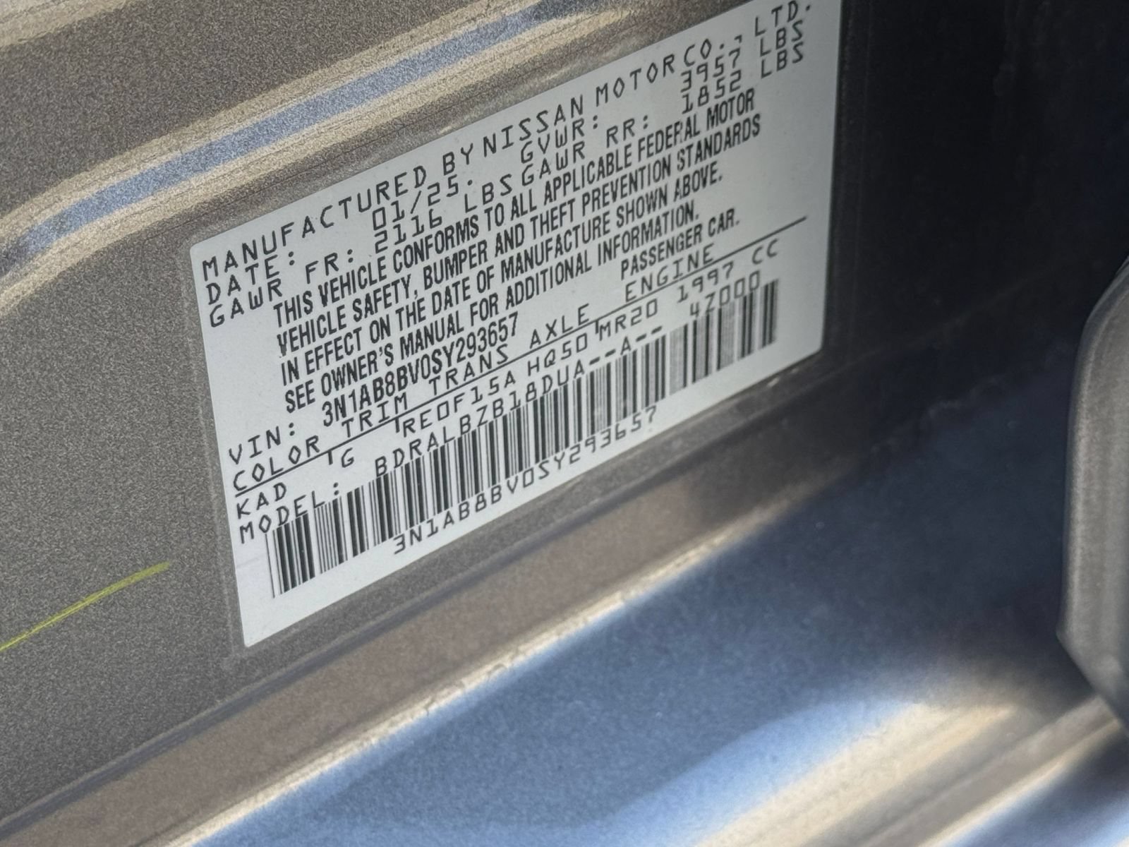 Used 2025 Nissan Sentra S FWD image 22