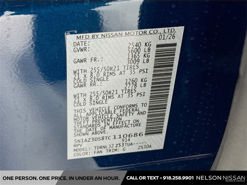 New 2026 Nissan Murano Platinum image 34