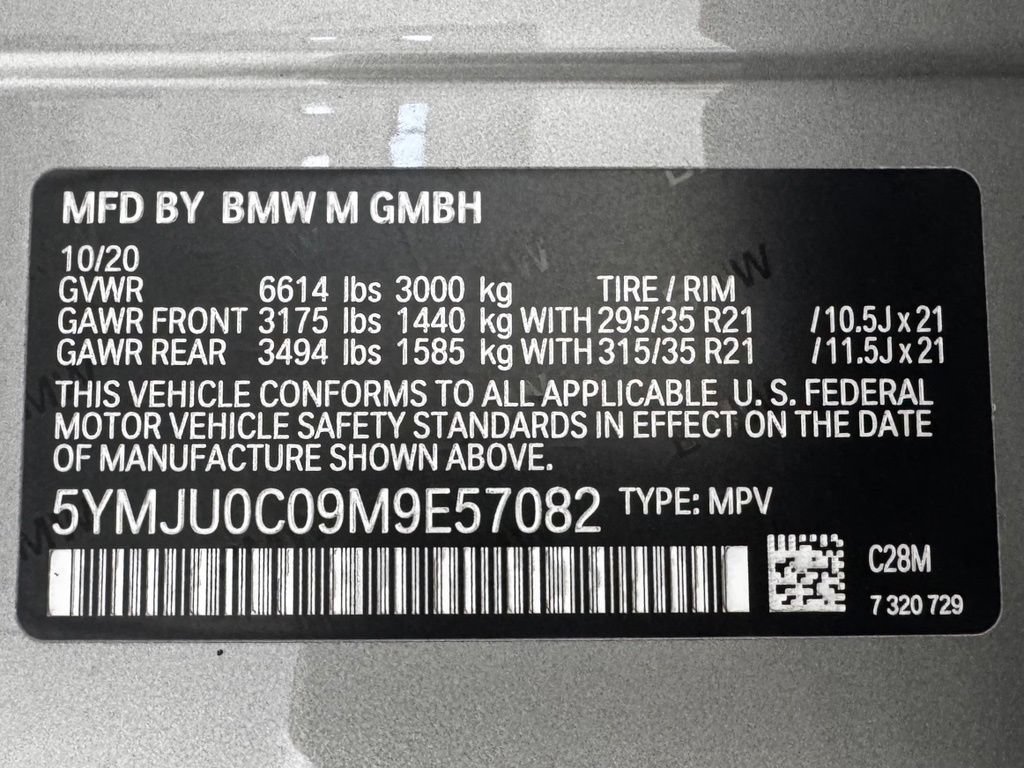 Used 2021 BMW X5 M w/ Executive Package AWD/4WD image 11