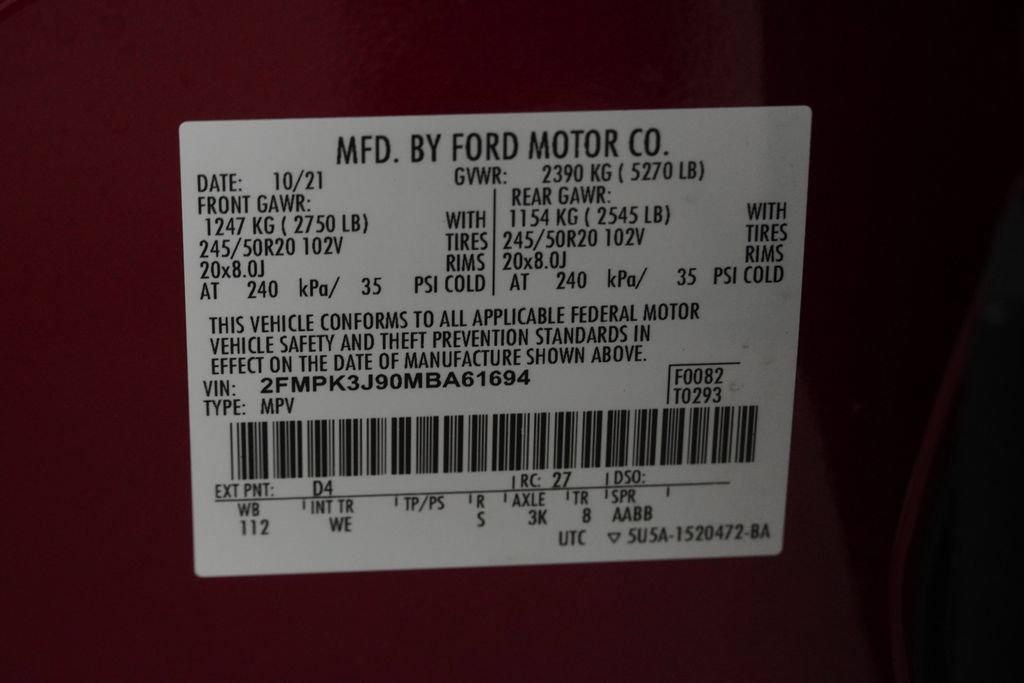 Used 2021 Ford Edge ST-Line FWD image 43