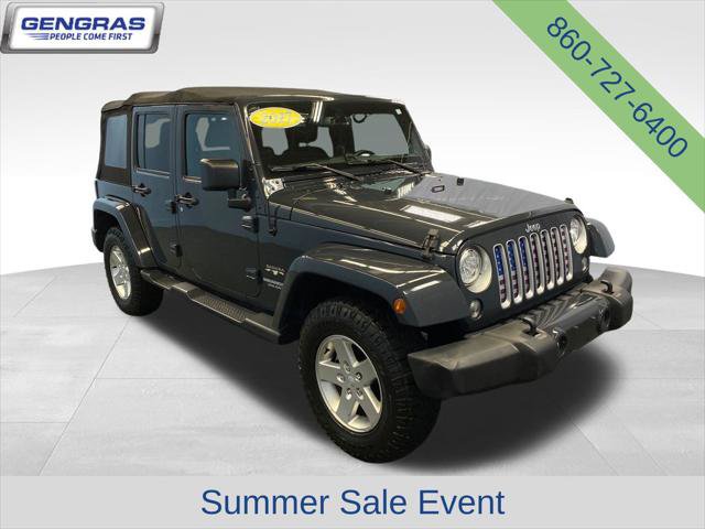 Certified 2017 Jeep Wrangler Unlimited Sahara w/ Connectivity Group AWD/4WD 360° Tour