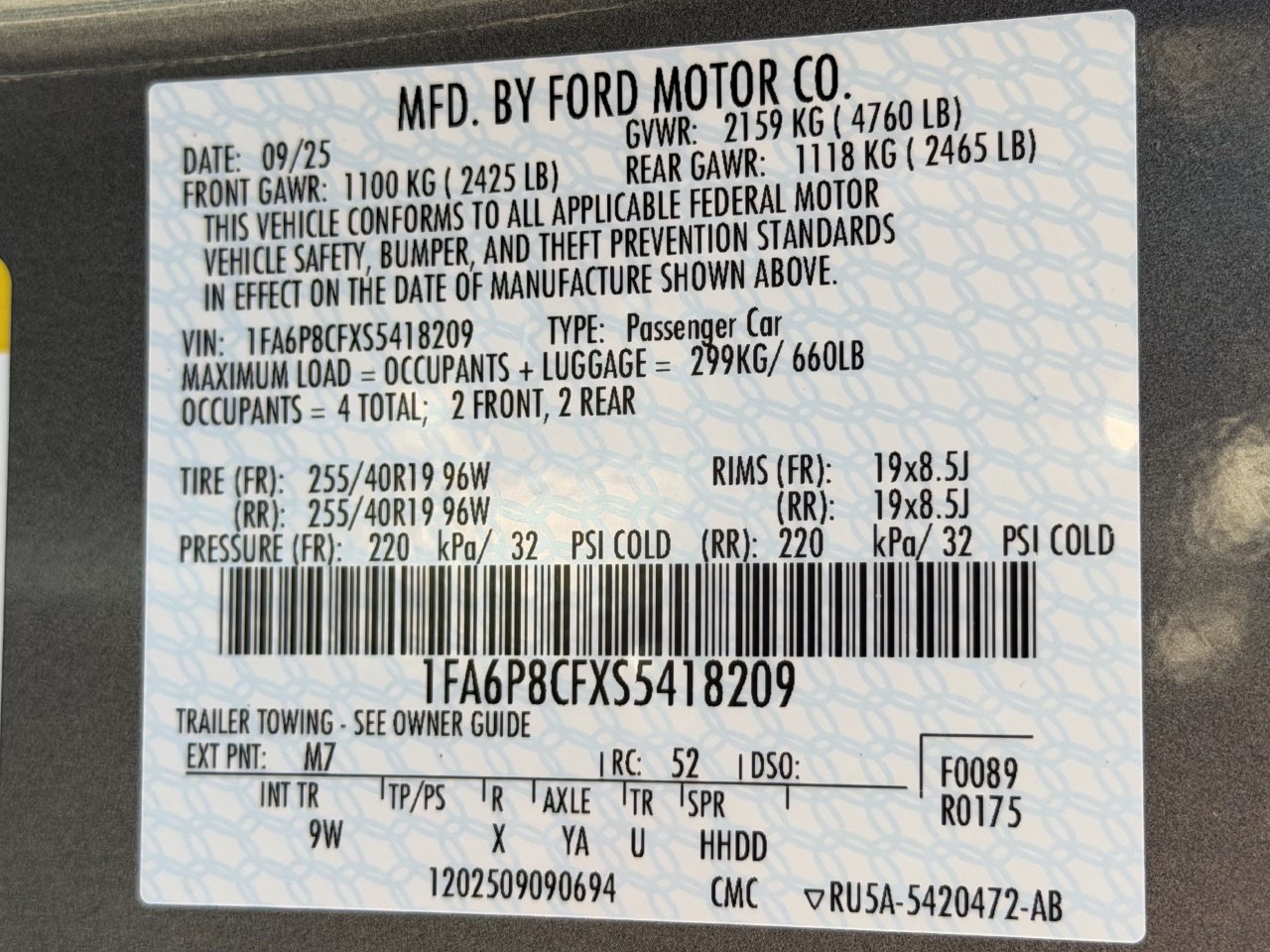 Used 2025 Ford Mustang GT Premium RWD image 28