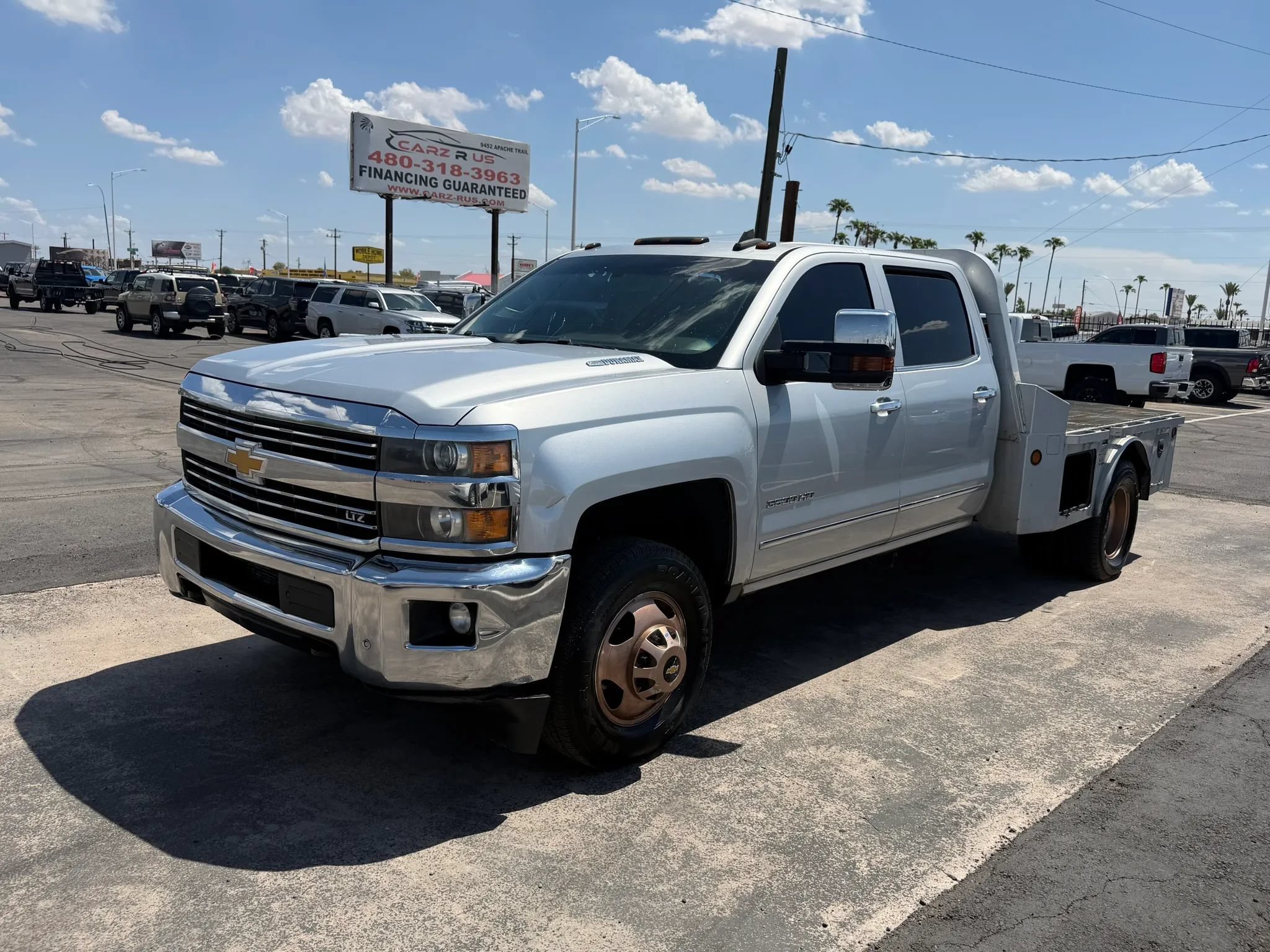 Used 2015 Chevrolet Silverado 3500 LTZ w/ Duramax Plus Package AWD/4WD image 2