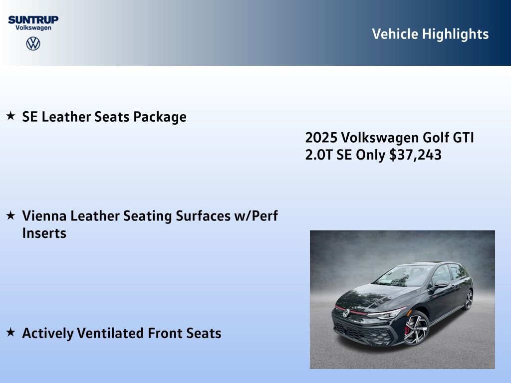 New 2025 Volkswagen GTI SE image 7