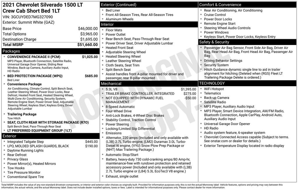 Certified 2021 Chevrolet Silverado 1500 LT w/ Convenience Package II AWD/4WD image 11