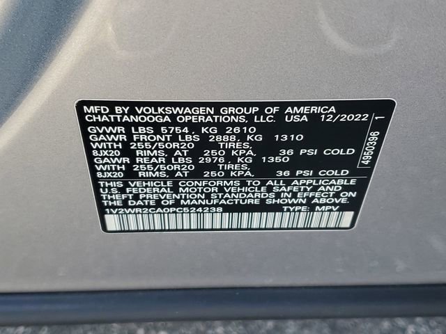 Certified 2023 Volkswagen Atlas SE image 31