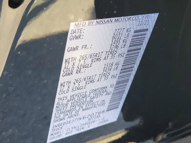 New 2026 Nissan Frontier SV w/ SV Convenience Package image 27