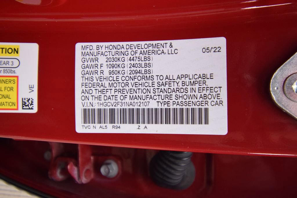 Used 2022 Honda Accord Sport image 30