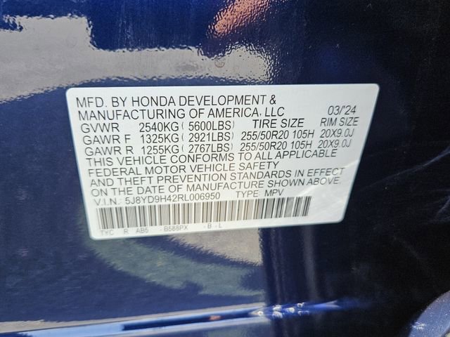 Used 2024 Acura MDX FWD w/ Technology Package image 7