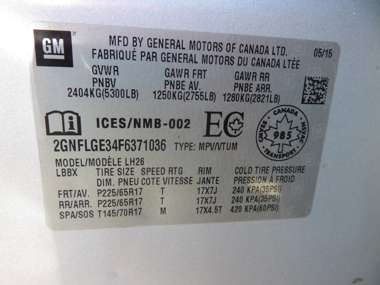 Used 2015 Chevrolet Equinox LT image 35