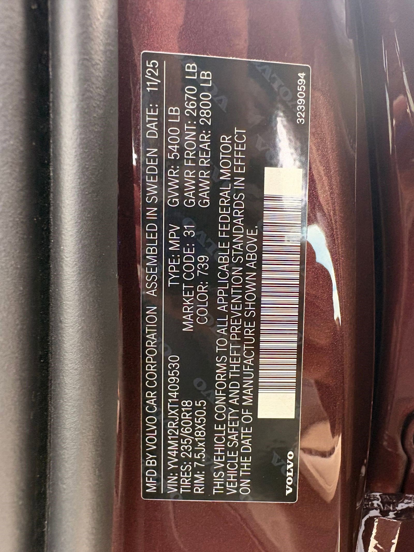 New 2026 Volvo XC60 B5 Core w/ Climate Package image 21