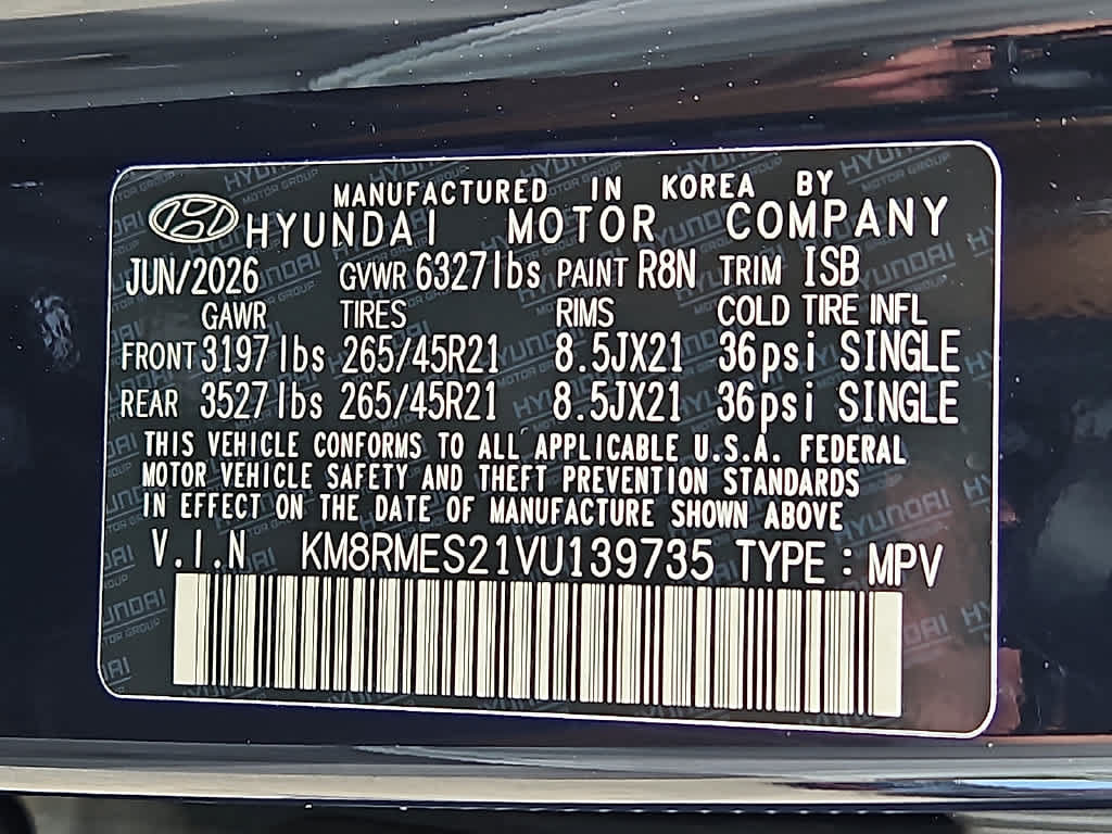 New 2027 Hyundai Palisade Calligraphy AWD/4WD image 24
