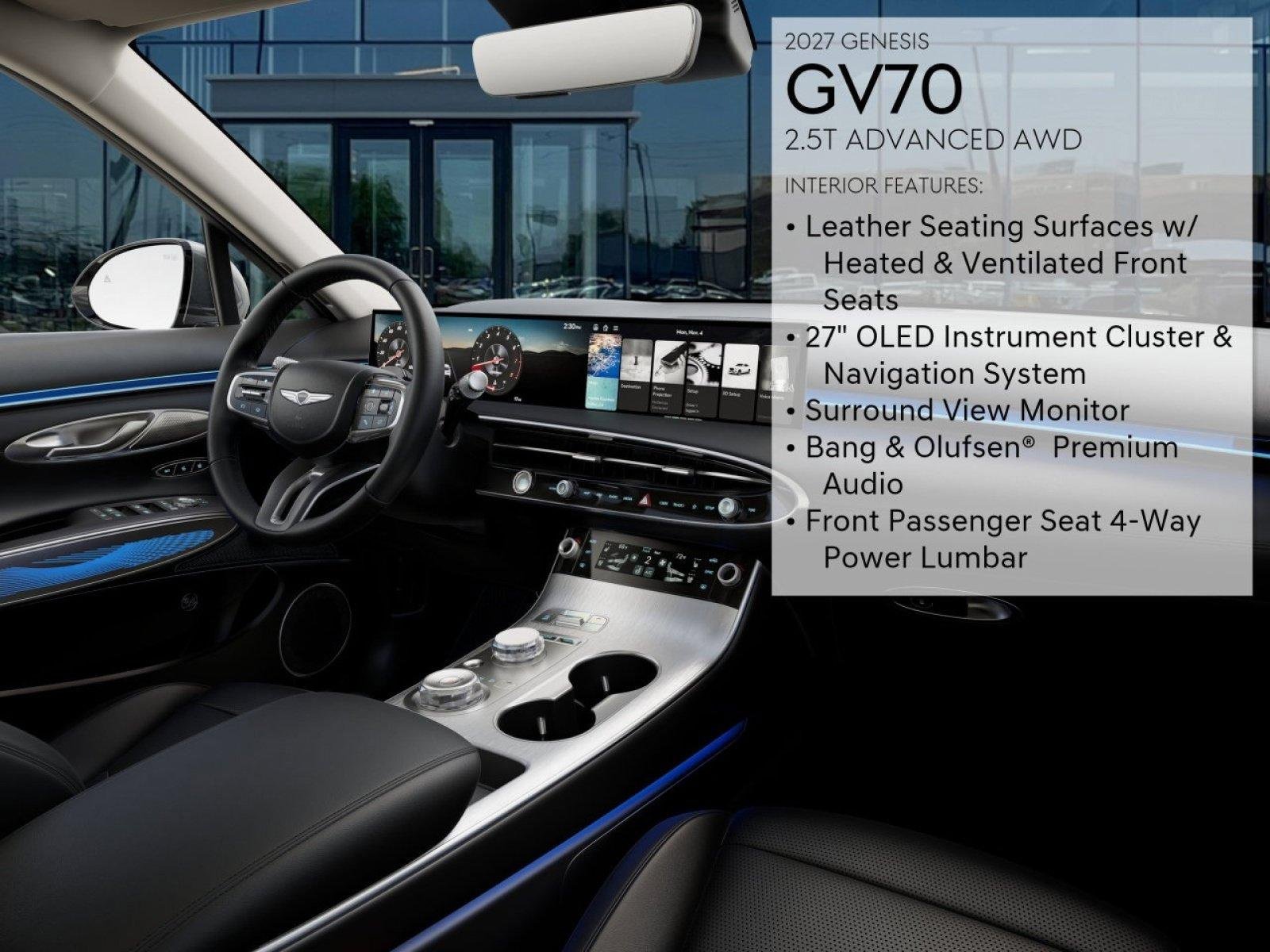 New 2027 Genesis GV70 2.5T Advanced AWD/4WD image 15