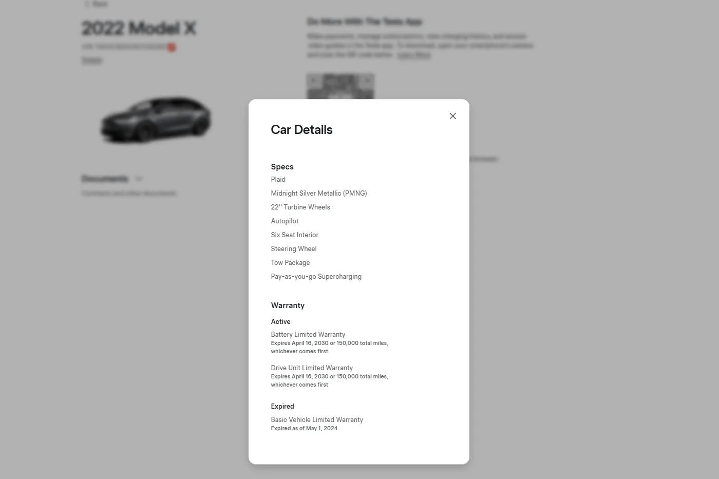 Used 2022 Tesla Model X Plaid AWD/4WD image 3