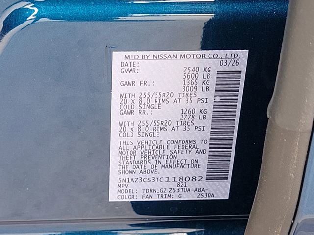 New 2026 Nissan Murano SL image 15